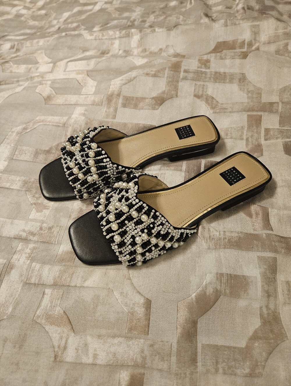 White House Black Market Lilliana Pearl Sandals